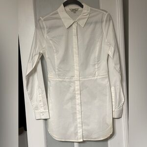 AS-BCN Barcelona white button down